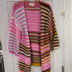 Anthropologie Multicolor Striped Women's Sweater
